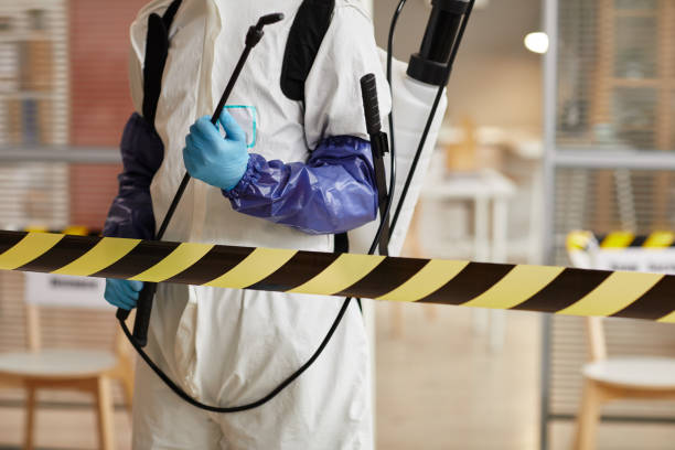 Professional Unattended Death Cleanup technician working in Akron, IA